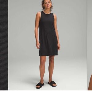 Lululemon Ribbed Modal Cotton Dress Sz8